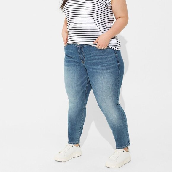 torrid Denim - ❤️NWT VINTAGE TORRID JEANS - PERFECT SKINNY ANKLE STRETCH MID RISE - PLUS SIZE